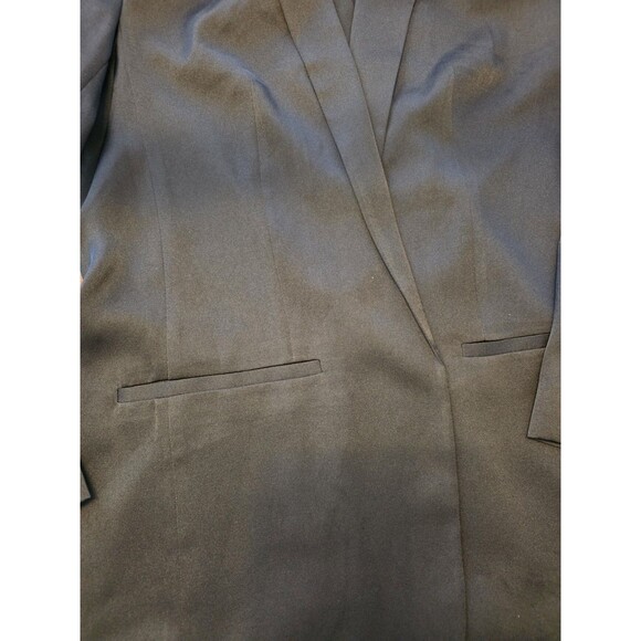 NEW EXPRESS $128 BLACK COLUMNIST OPEN FRONT BLAZER L Large Business Casual NWT - Picture 4 of 7